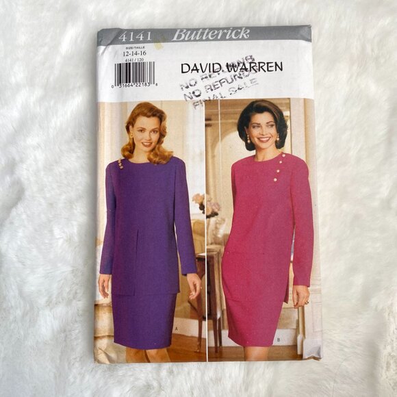 Butterick David Warren Sewing Pattern - Picture 1 of 2
